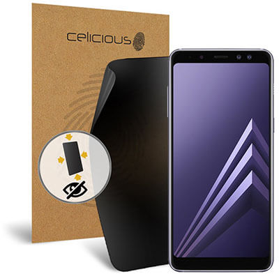 Celicious Privacy Plus Screen Protector Compatible with Samsung Galaxy A8 Plus