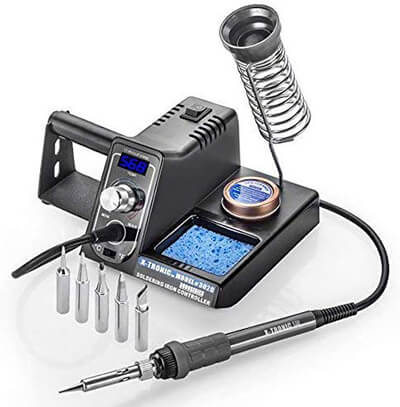 X-Tronic Digital LED 75 Watt Soldering Iron Station