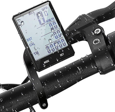 Cycloving Wireless IPX6 Water Resistant Bike Speedometer Computer