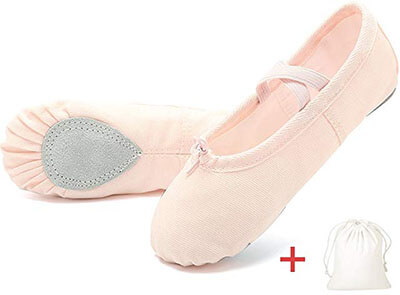 EQUICK Ballet Slipper Shoes for Girls and Women