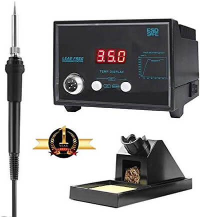 ODELENWA Digital Soldering Iron Station with Stand