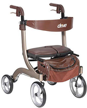 Drive Medical Nitro DLX Euro-Style Walker Rollator