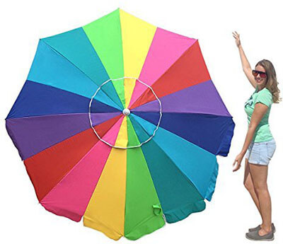 EasyGO Rainbow Beach Umbrella