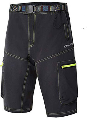 Ynport Men's Fast Dry Mountain Bike Cycling Pants Loose Fit MTB Shorts