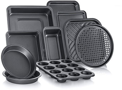 Perlli Complete Bakeware Set Non-Stick-10-Piece