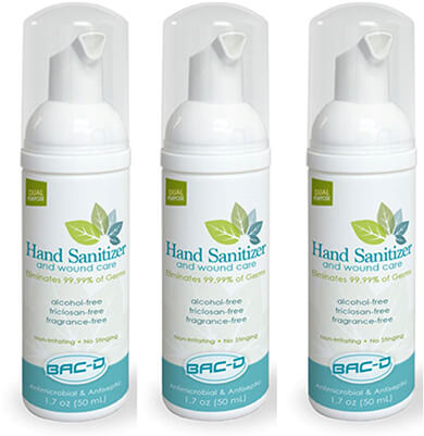 BAC-D Alcohol-free Hand Sanitizer