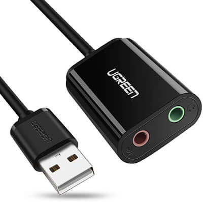 UGREEN USB External Stereo Sound Card Audio Adapter