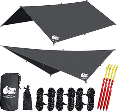 Chill Gorilla Rain Fly Tent Tarp 170" Centerline