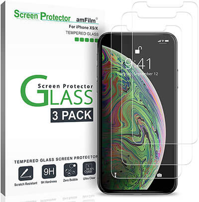 AmFilm iPhone Xs/X Screen Protector