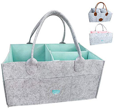 Baby Diaper Caddy Organizer – Diaper Tote Bag