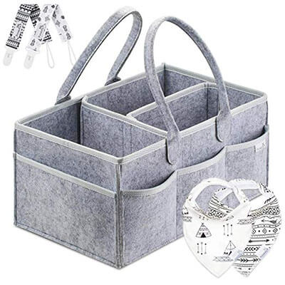 Putska Diaper Caddy Organizer Set