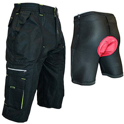 Urban Cycling Apparel -The Gravel Long Shorts Baggy Mountain Bike MTB Baggy Shorts