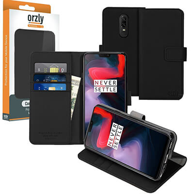 Orzly OnePlus6 Wallet Case Multi-Function Wallet Case