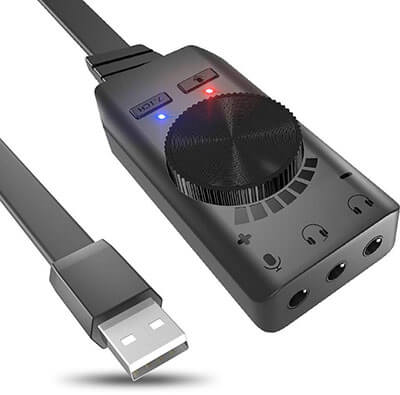 BENGOO External USB Virtual 7.1 Channel Sound Card Adapter