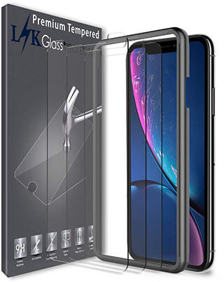 LK Tempered Glass Screen Protector for iPhone XR