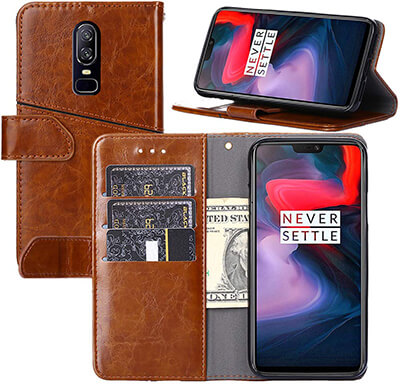 YEEGG One Plus 6 Wallet Case