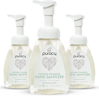 Puracy Natural Foaming Hand Sanitizer