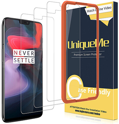 UniqueMe Screen Protector for OnePlus 6