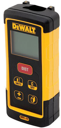 DEWALT DW03050 Laser Distance Measurer, 165-Feet