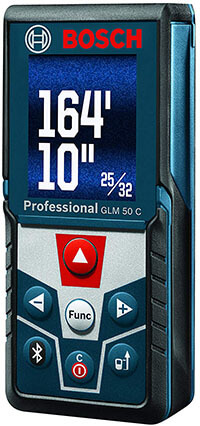 Bosch Bluetooth Enabled Laser Distance Measurer