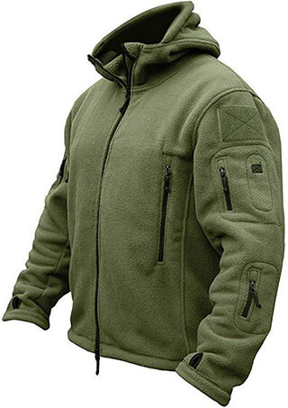 TACVASEN Men's Tactical Fleece Jacket