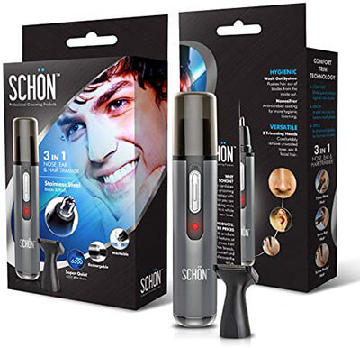 Schcon Best Rechargeable Nose Hair Trimmer