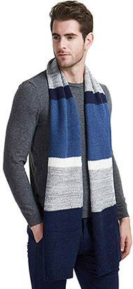 EINSKEY Winter Scarf for Men- Cashmere