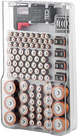 The Battery Organizer Storage Case