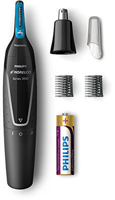 Philips Norelco Hair Trimmer for Nose, Ear, Face, and Eyebrows