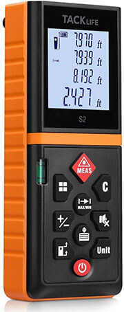 Track Life Advanced Laser Measurer, 131 Feet