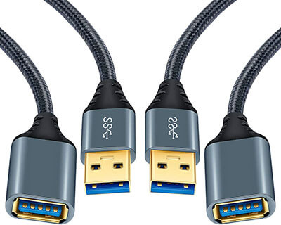 OKRAY USB 3.0 Extension Cable-2 Pack