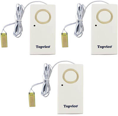 Topvico Flood Alarm Leak Sensor Detector, 130dB