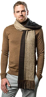 Mio Marino Knit Stripped Men’s Scarf