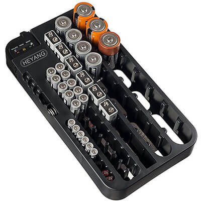 Heyang Battery Organizer Storage Rack