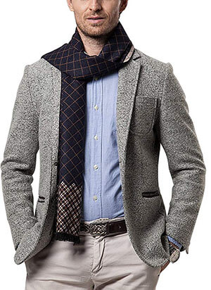 Shubb Men's Fashion Cashmere Scarves for winter