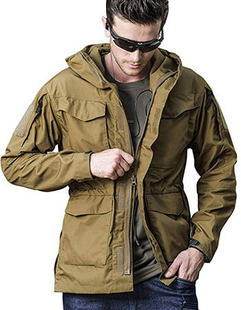 SEMARO Men Tactical Army Sport Jacket