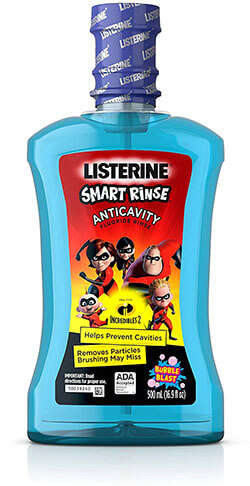 Listerine Smart Rinse Kids Fluoride Mouthwash