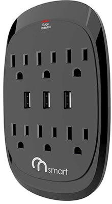 ON Smart Solution PowerOutlet Extender with 6 power ports and 3 USB ports