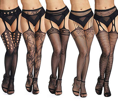 Akiido High Waist Tights Fishnet Stockings