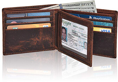Clifton Heritage Leather RFID Blocking Bifold Wallet
