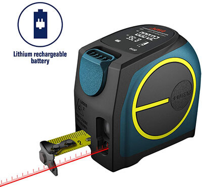 DTAPE Laser Tape Measure 2-in-1