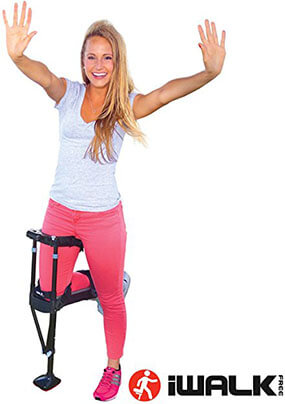 IWALK2.0 Hands-Free Knee Crutches and Knee Scooters