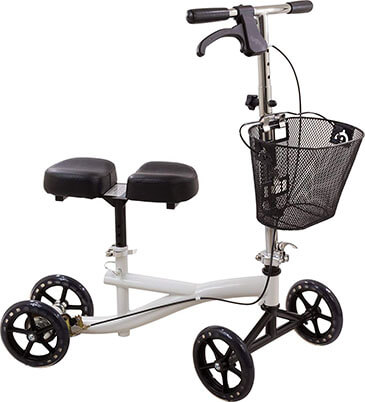 Roscoe Knee Scooter with Basket, Knee Walker for Foot Injuries