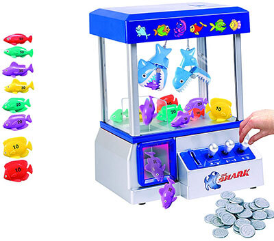 JSNY Shark Arcade Claw Game Machine for Kids