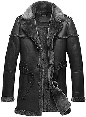 Cwmalls Men’s Sheepskin Coat CW878578