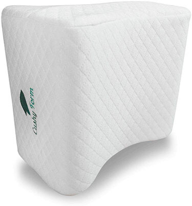 Cushy Foam Knee Pillows for Side Sleepers