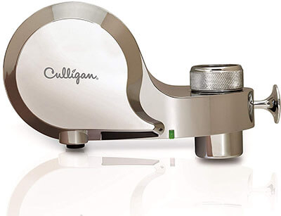 Culligan FM-100-C Faucet Mount Water Filter, Chrome Finish