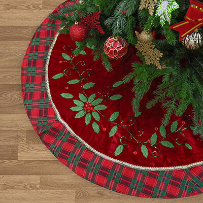 Valery Madelyn 48" Christmas Tree Skirt