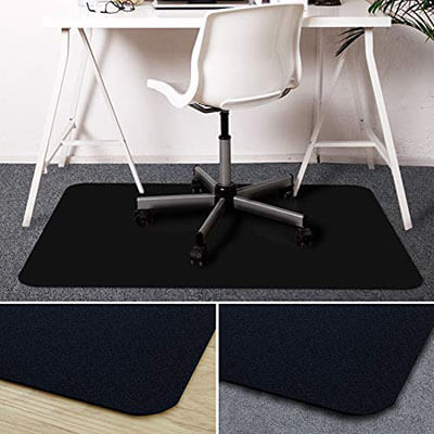 Office Marshal High Impact StrengthOffice Chair Mat with Lip