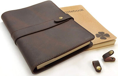 Le Vent Refillable Leather Notebook